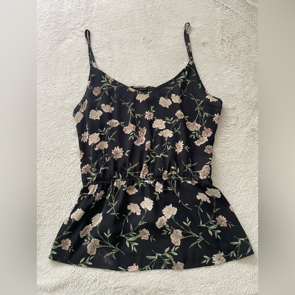 Forever 21 floral blouse!